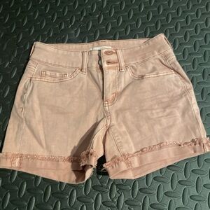 Pink Jean shorts